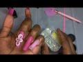 Practice with me| Acrylic nails| 3D designs|| beginner|