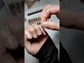 How to apply press-ons with glue tabs 🦋 #pressonnails #viral #nails #shorts