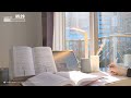3-HOUR STUDY WITH ME ☀️ / Pomodoro 50-10 / Calm Piano Music / Sunny Morning /Real Sound [music ver.]