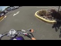 GoPro on motorcycle helmet