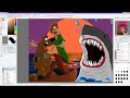 Scooby-Doo meets Jaws (Timelapse)