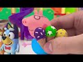 Peppa Pig & Bluey Toy Learning Video for Kids and Toddlers | Fun Pretend Play by ChikoPiko