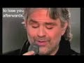 BESAME MUCHO : Norbert Mercado & Andrea Bocelli