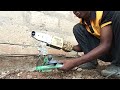 Installing an outdoor faucet using the ingco PPR welder — Building in Ghana #diy #plumbing