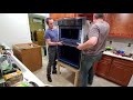 Wall Oven Cabinet Install | Wall oven combo