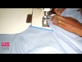 Chudidar Zip Stitching Easy Method (zip attachment) churidar back neck finish with invisible zipper