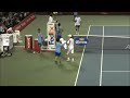 Kei Nishikori forehand ace at Rakten Open tennis