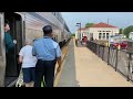 Amtrak Southwest Chief bound for Chicago Illinois on the Marceline Subdivision in La Plata Missouri