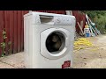 Hotpoint washer dryer DESTRUCTION! (Machine eats bricks)