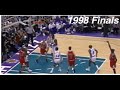 Michael Jordan last shot (Game 6 of the 1998 NBA Finals) (radio call)