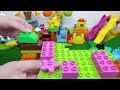 LEGO duplo（レゴデュプロ）おおきな遊園地・おおきなこうえんのブロックを組み立てていくよ♪