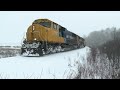 Chasing train 211 in a winter storm