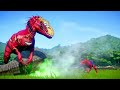 Perry the Platysaurus vs. Spiderman & IronMan - Phineas Dinosaur in Jurassic World Evolution