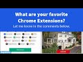 5 Chrome Extensions You Should Use Right Now