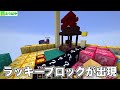 【マインクラフト】最凶すぎるラッキーブロック島でサバイバルしたら余裕でウォーデン倒せんじゃね？