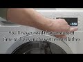 Run your Bosch Heat Pump Dryer in Manual Mode for 100% dried clothes