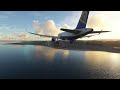 Airbus A320Neo landing at Nice Côte d'Azur Airport (Microsoft Flight Simulator)