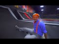 Learn Colors with Blippi at an Indoor Trampoline Park