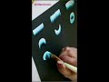 Basics of #one stroke painting /Flat brush strokes #shorts