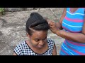 10 MINUTES QUICK & EASY Hairstyle for Natural Hair/ Viral hairstyle for natural hair