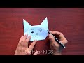 Origami CAT/Easy paper folding craft/Easy Origami craft for KIDS