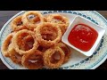 BAHAN RUMAHAN JADI CEMILAN ALA RESTO‼️ONION RING GARING KRIUK TAHAN LAMA