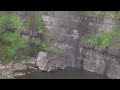 Waterfalls in the Catskills, remote High Falls in the NY Catskill Mountains