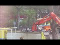 Dredging the ditch beside the Gildenweg in dutch city Gorinchem NL filmed by Tine de Jong