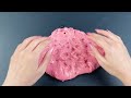 Campur Slime Dengan Piping bag💜💟Campurkan ungu & merah muda ke dalam slime ! GLITTER Slime|ASMR #68