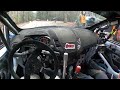 Ford Fiesta ST rally car onboard - 2022 100 Acre Wood Rally - SS3 Run for Moses