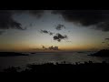 Bora Bora,Vaitape Sunrise and Sunset Drone Footage