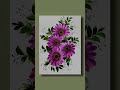 EASY Flower Painting For Beginners Acrylics #shorts