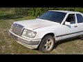 Starting Mercedes-Benz w124 200D After 8 Years + Test Drive