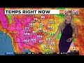 Chance for thunderstorms across Arizona
