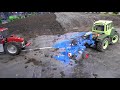 RC MONSTERS! Farming Tractors, Trucks, Rollers, Crane in motion!