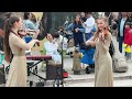Karolina Protsenko  &  Avelina Kushnir - (violin cover).The best acapella ‘’Nothing to the blood..’’