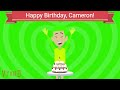 Happy Birthday to Cameron!