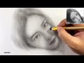 Jisoo Blackpink portrait pencil sketch drawing || best pencil drawing easy || how to draw realistic