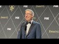 John Oliver (Best Variety Script Series and Writing, 'Last Week Tonight') Emmys 2023 backstage