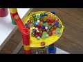 Marble Run Race ASMR ☆ Wooden Marble Run Course & Coca-Cola Building