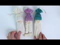 Macrame Gnome Ornament DIY Tutorial (3 Different Ways!)