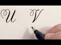 How To Write Cursive With Brush Pen | Neat And Clean #calligraphy #lettering #english #viral #abcd