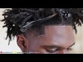 Freeform Twist/Dreads Taper Haircut Tutorial! (J Cole Hair)