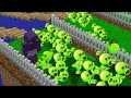 Skyblock PLANTS vs ZOMBIES Challenge! (Minecraft)