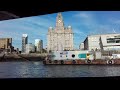 LIVERPOOL Waterfront Tour and RIVER MERSEY Ferry Ride Experience. England, UK