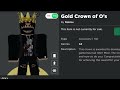 The FREE Crown of O’s Series HAS RETURNED! HOW TO GET THEM! (ROBLOX)