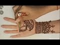 Beautiful Mehndi Design || Very Simple Design || Festival Mehndi Design