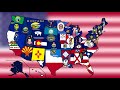 United States - Flag Map Speed Art (States edition)