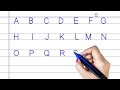 Writing Capital Letters Alphabet For Children | English Alphabets A to Z For Kids