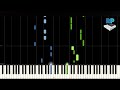 Little Mix FT. David Guetta & Galantis - Heartbreak Anthem - Synthesia Piano Tutorial